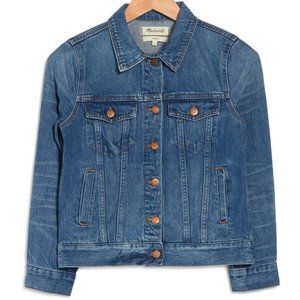 Madewell Jean Jacket in Printer Wash NWOT